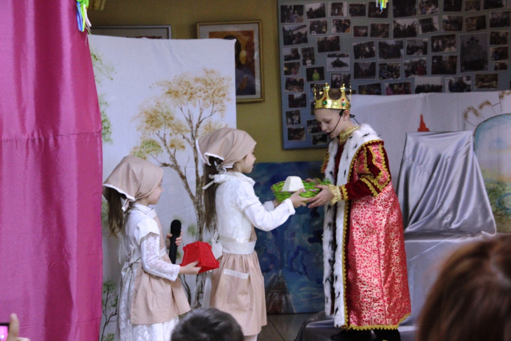 Детское Пасхальное представление в Никольском храме г. Пушкино 1